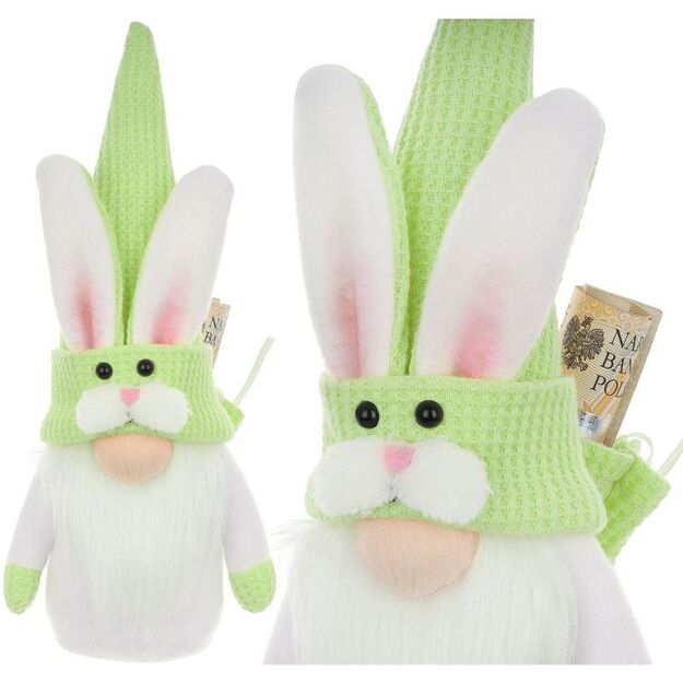 GREEN BUNNY 20CM WITH GIFT BAG SPRING DECORATION