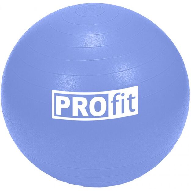 PROfit 85cm blue gym ball with pump DK2102