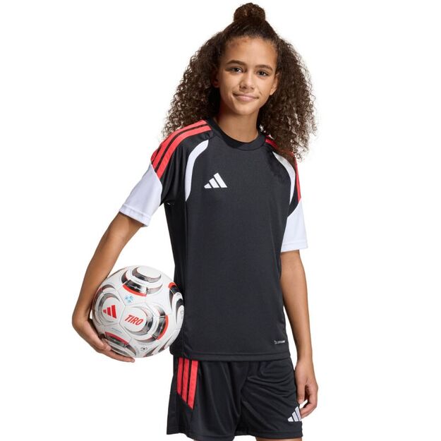 adidas Tiro 26 League Jersey for kids black and red KB1326