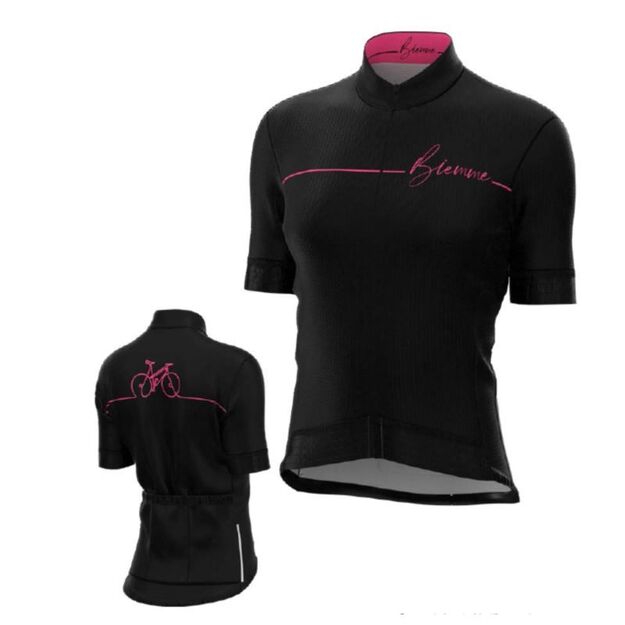 Biemme BIKE T-shirt black pink M