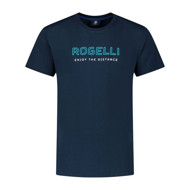 Rogelli men\ s t-shirt LOGO navy blue S