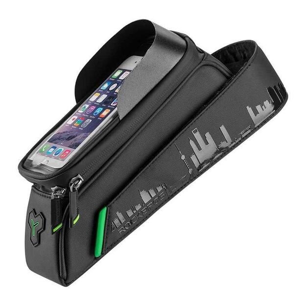 Rockbros phone bag up to 6  on the frame, black