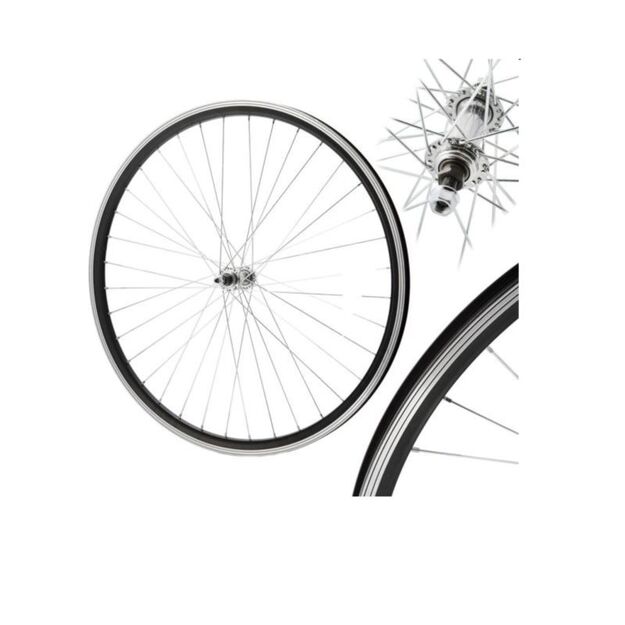 26\ \  front wheel, cone-shaped, O-black/P-black, Shimano