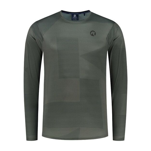 Rogelli MTB ADVNTR long sleeve jersey green L
