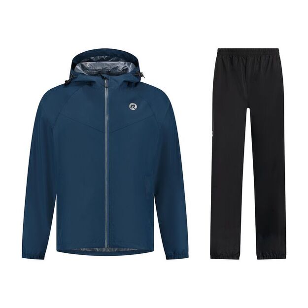 Rogelli CORE raincoat set blue L