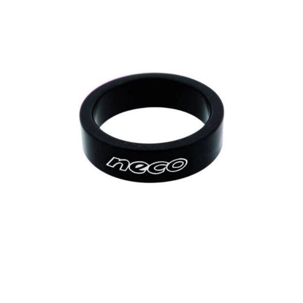 Neco 1 1/8\ \  5mm Black Headset Spacer, Pack of 5