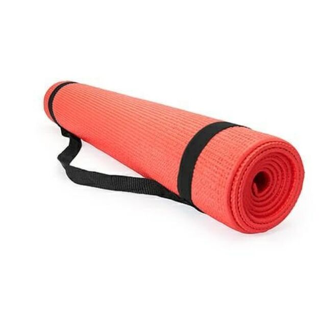 Zuno red yoga mat with cover