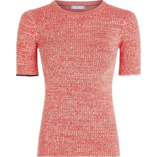 TOMMY HILFIGER WOMEN\ S SHORT-SLEEVE SWEATER