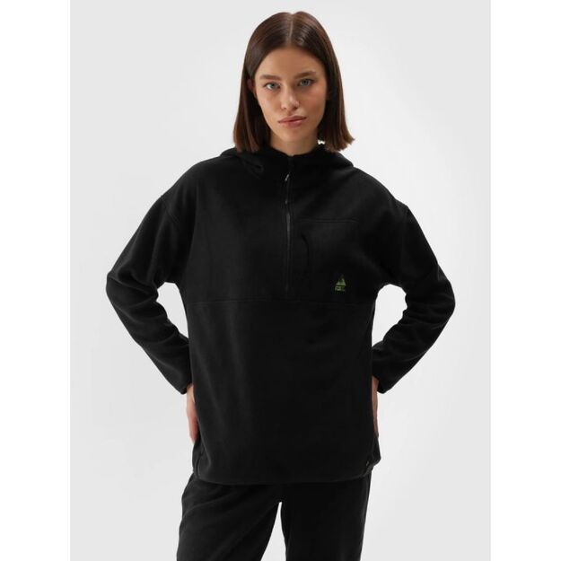 Women\ s regular hooded fleece 4F 4FWAW24TFLEF248-20S