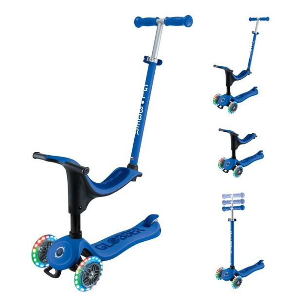 Scooter with seat GO&bull;UP SPORTY LIGHTS (452-600-4 S)