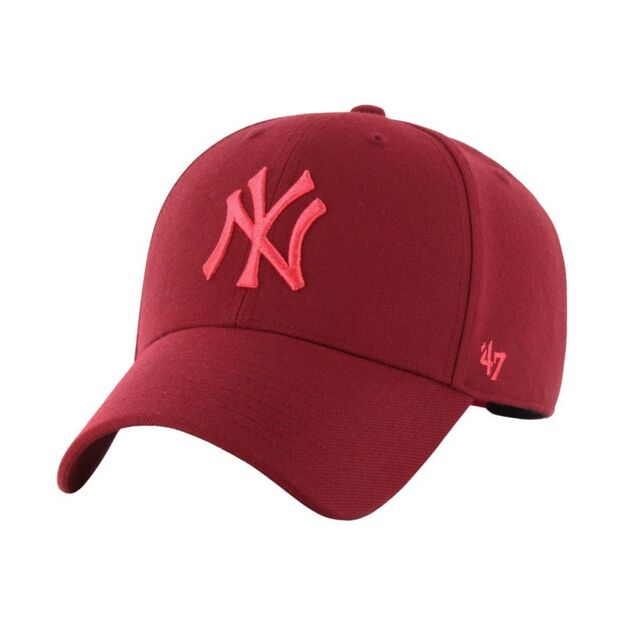 \ 47 Brand New York Yankees MVP Snapback Burgundy Cap B-MVPSP17WBP-RZD