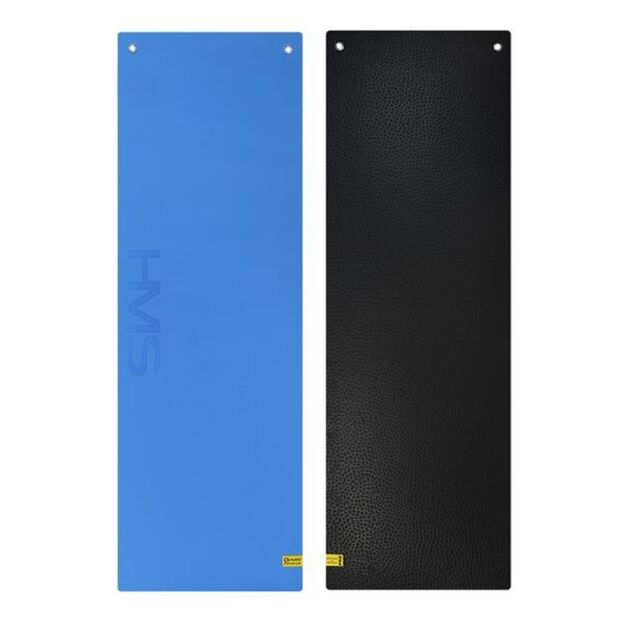 HMS Premium MFK03 blue-black club fitness mat with holes