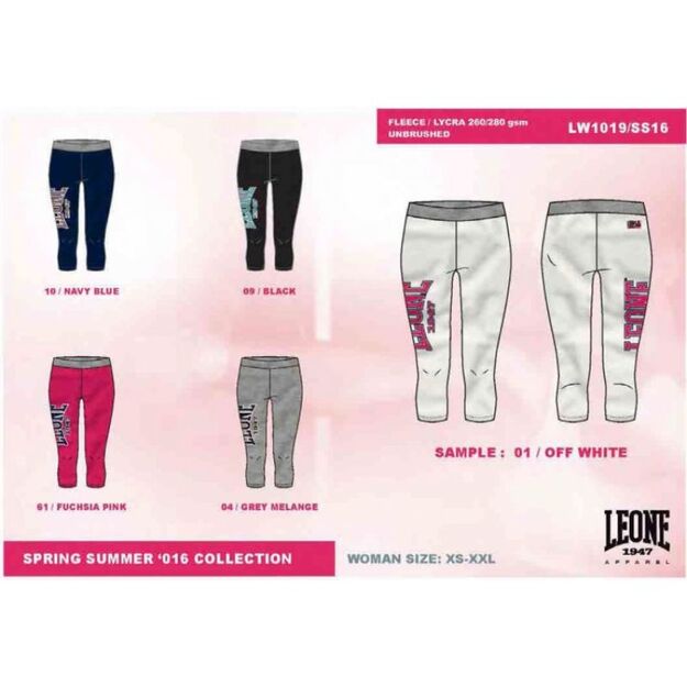 LEONE LW1019/S16 navy blue short leggings  S 