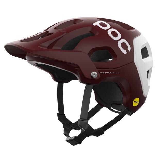 POC TECTAL RACE MIPS Bike Helmet Garnet Red/Hydrogen White Matt (10580_8449)