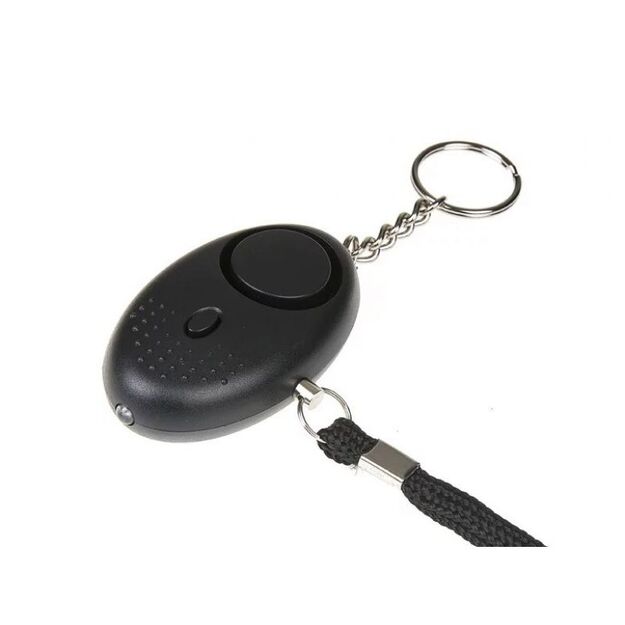 GUARD Scorpion Personal Alarm with LED Flashlight, Black, 120dB Siren (YC-003-BL)