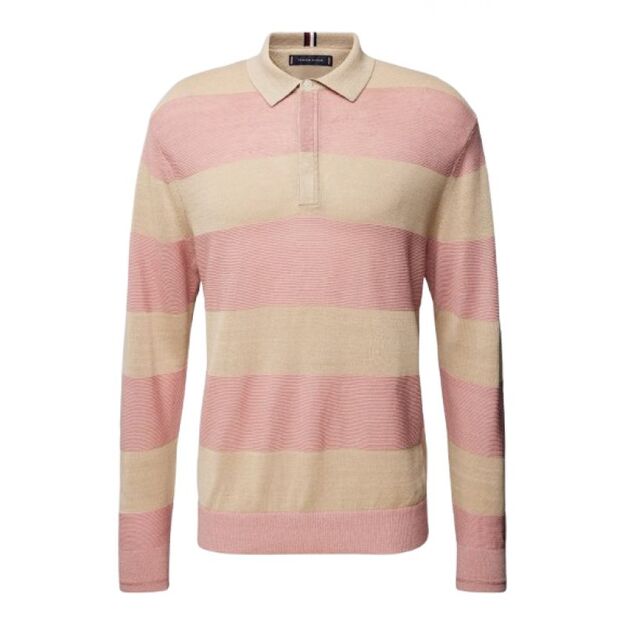 TOMMY HILFIGER MEN\ S DC PREMIUM LINEN SWEATER