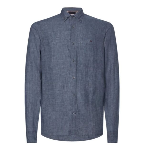 Tommy Hilfiger Pigment Dyed Linen shirt M MW0MW23147