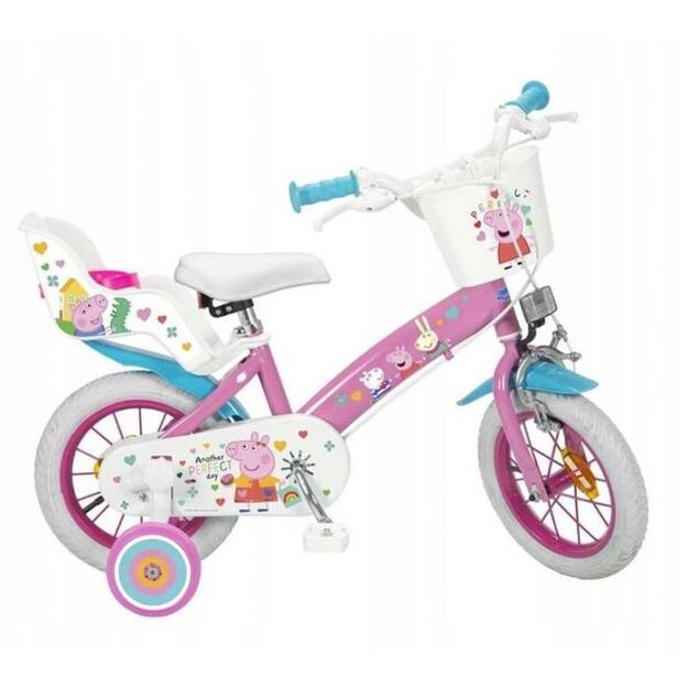 TOIMSA 12  Peppa Pig children\ s bike, pink