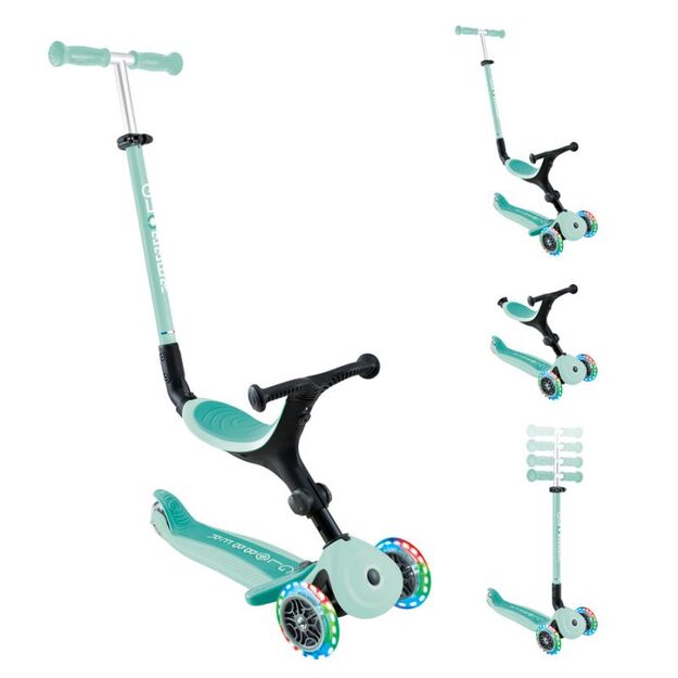 Scooter with ride-on seat GO&bull;UP ACTIVE LIGHTS (744-206)