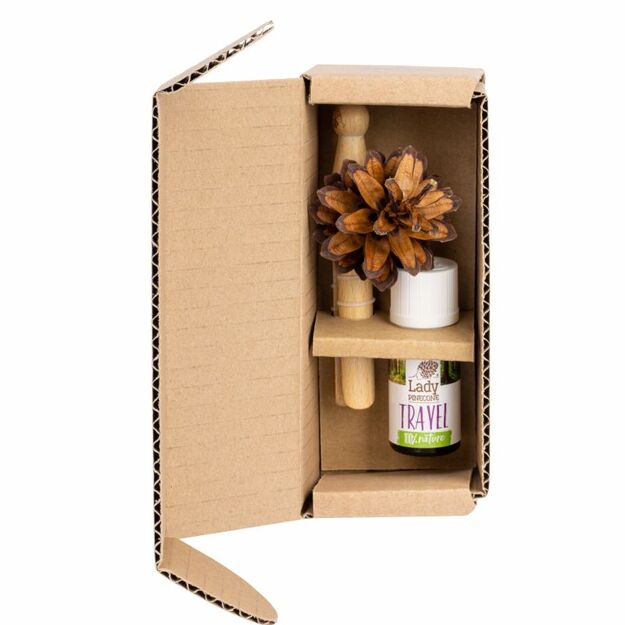 Pani Szyszka HORIZONTAL TRAVEL Set 1 x Pani Szyszka + 1 blend of essential oils (LP-HORIZONTAL-TRAVEL)