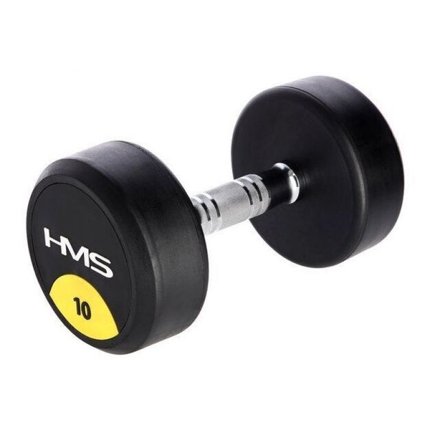 Rubber-coated dumbbell 10kg HMS HG PRO 10