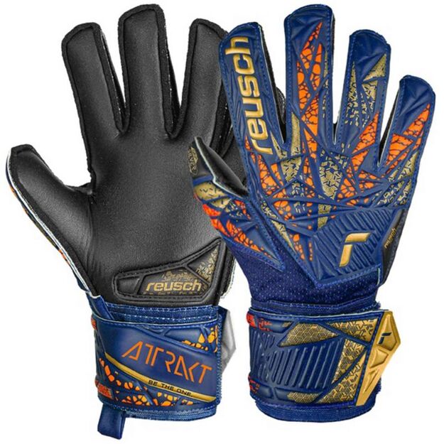 Reusch Attrakt Silver Jr 5472215 4411 Goalkeeper Gloves