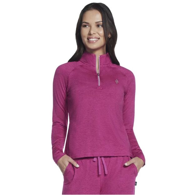 Skechers Skech-Knits Ultra Go 1/4 Zip LT4-PNK Pink S