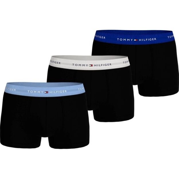Tommy Hilfiger 3-Pack Men\ s Boxer Briefs Black Cotton Comfortable