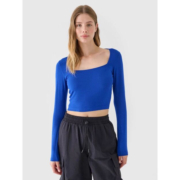 Longsleeve slim smooth women\ s 4F 4FRSS24TLONF499-36S