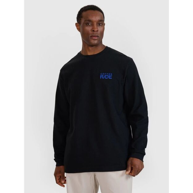 Men\ s oversize longsleeve with print 4F 4FWSS25TLONM390-20S