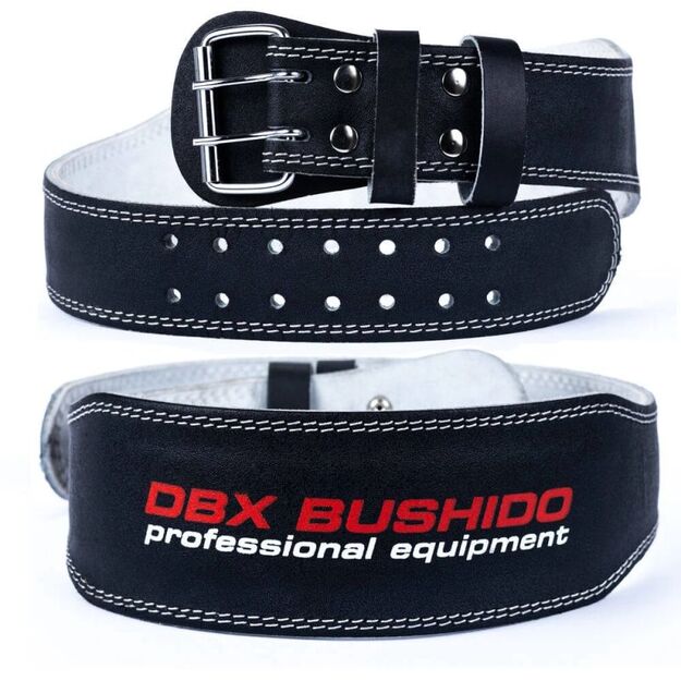 Leather bodybuilding belt DBX-WB-3-M