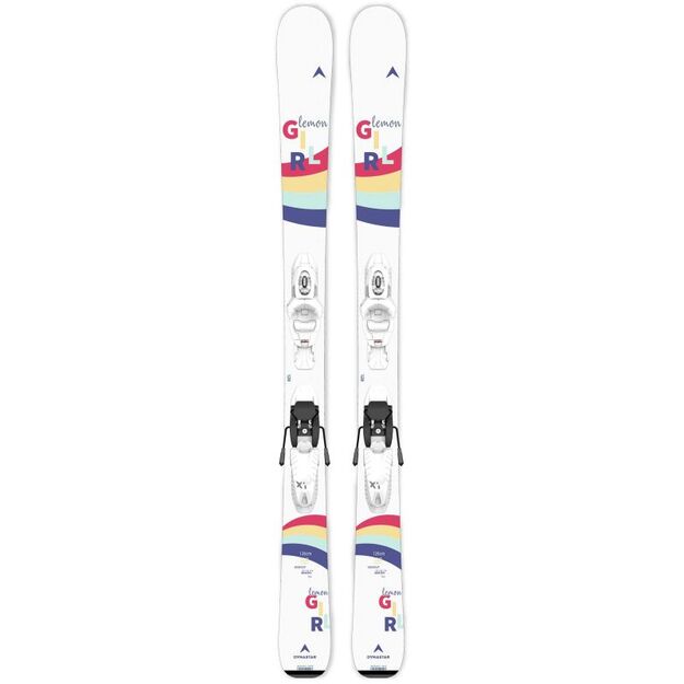 DYNASTAR Lemon Girl skis + LOOK Kid4 bindings