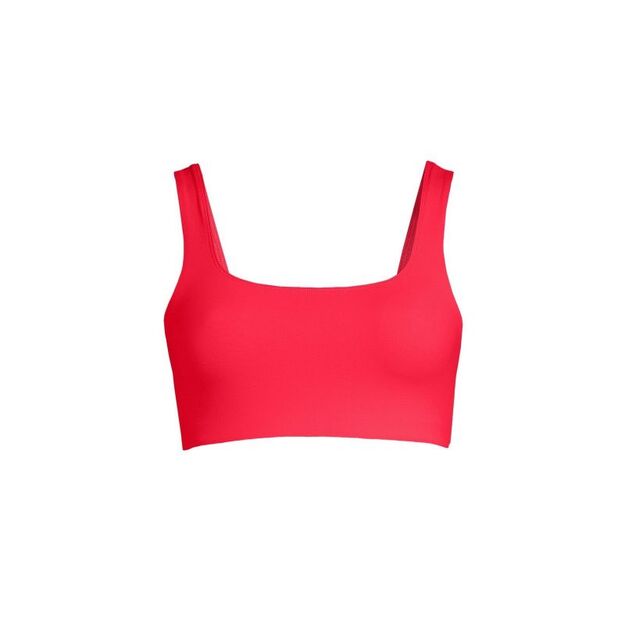 CASALL Square Neck Bikini Top Red
