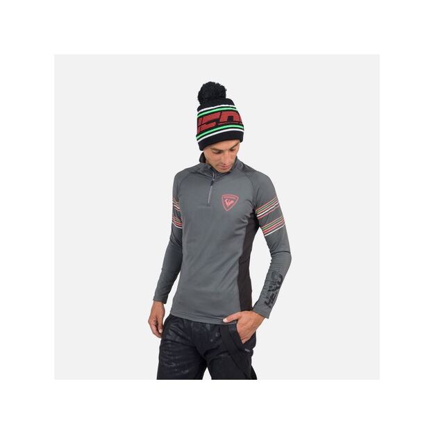 Rossignol Classique Hero 1/2 Zip T-Shirt Gray