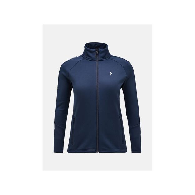 Peak Performance W Rider Zip Jacket Navy Blue
