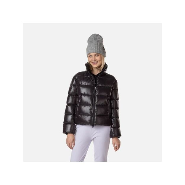 Rossignol W Shiny Bomber Jacket Black