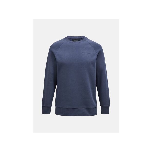 Peak Performance M Original Small Logo Crew sweatshirt blue