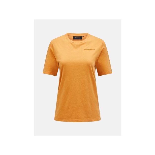 Peak Performance W Original Small Logo Tee Orange