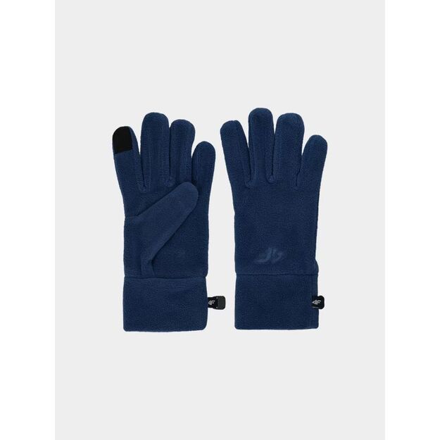 Children\ s touch screen fleece gloves 4F Junior 4FJWAW24AGLOU069-30S