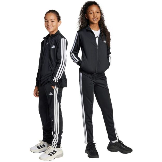 adidas Essentials Climacool Kids 3 Stripes Training Tracksuit 205 Black JD6502