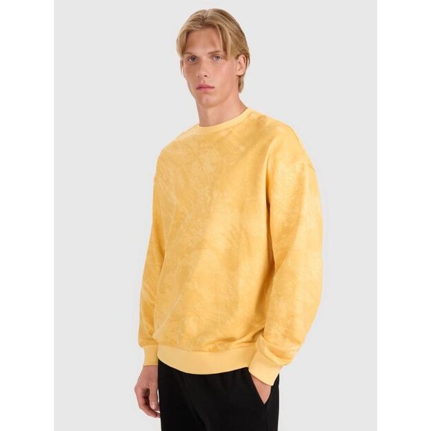 Men\ s sweatshirt without zipper, without hood 4F 4FWSS25TSWSM1582-71A