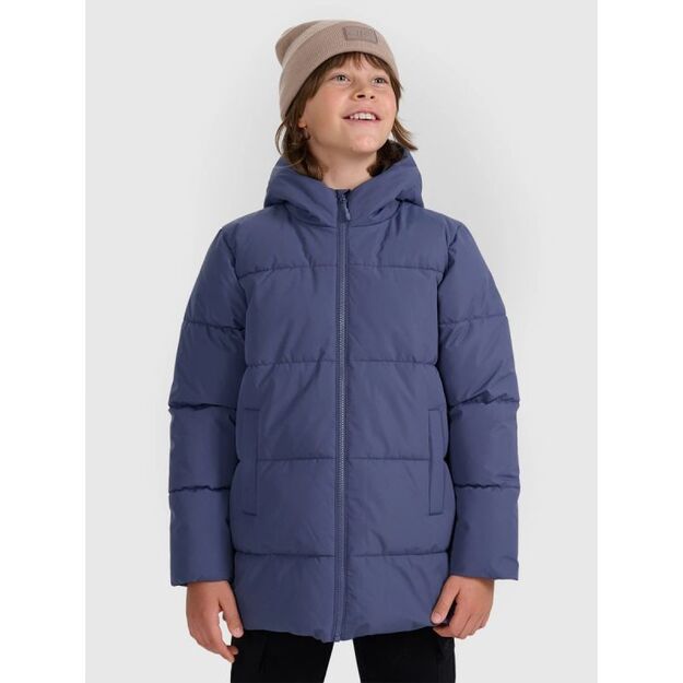 Boy\ s down jacket with synthetic filling 4F 4FJRAW25TDJAM0805-32S