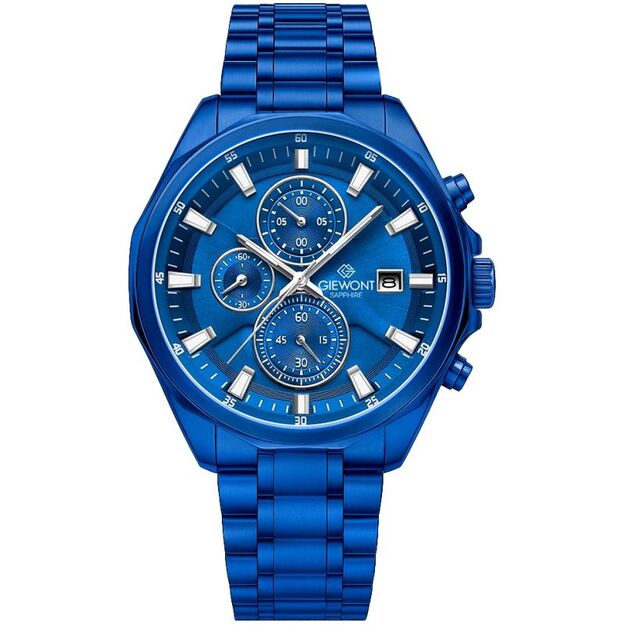 Men\ s Watch Giewont Chronograph Sapphire Blue GW7290-B5