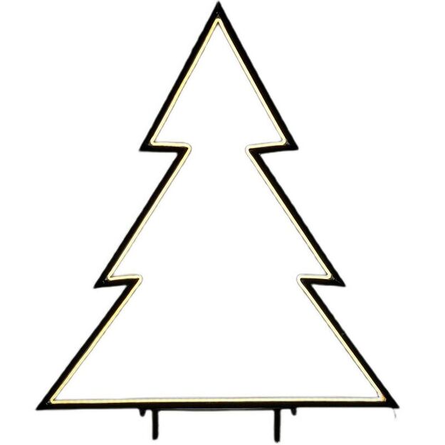NEON CHRISTMAS TREE 190 LED TIMER 8 FUNCTIONS 53x75CM LUCA WARM WHITE