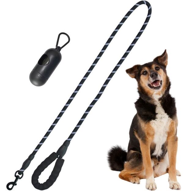 DOG LEASH 150x1.2CM WITH CONTAINER