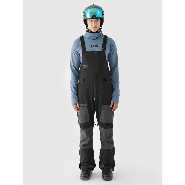 Snowboard pants with suspenders, membrane 10000, men\ s, 4F 4FWAW24TFTRM627-20S