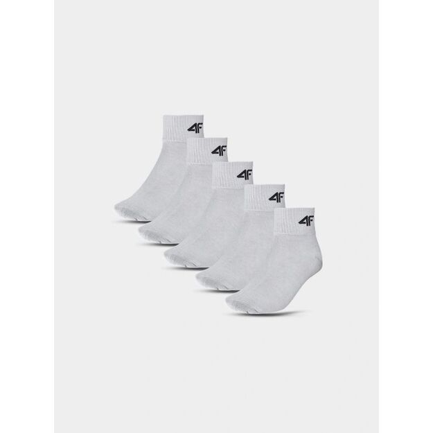Casual ankle socks (5-pack) for children 4F 4FJWMM00USOCU295-93S