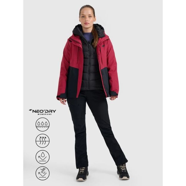 Women\ s trekking jacket 10000 membrane 4F 4FWAW25TTJAF1011-60S