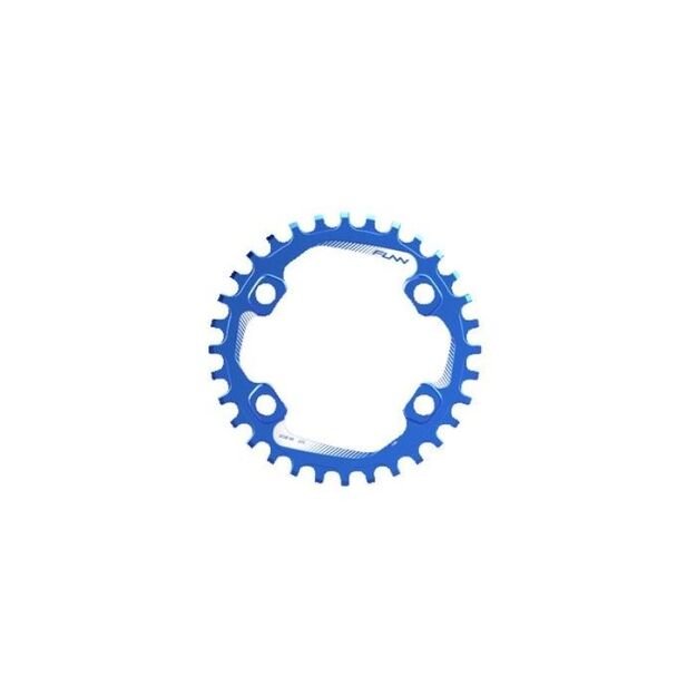 FUNN SOLO96 crankset chainring blue 30
