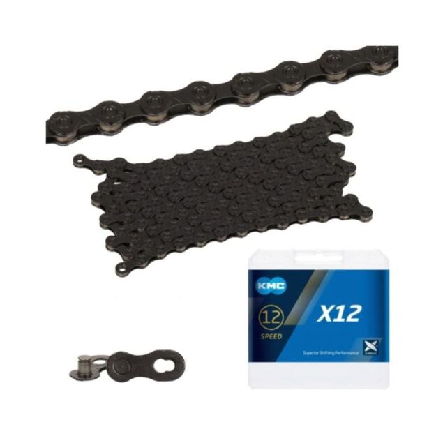 KMC Chain X12 126 Links Tech Black Box